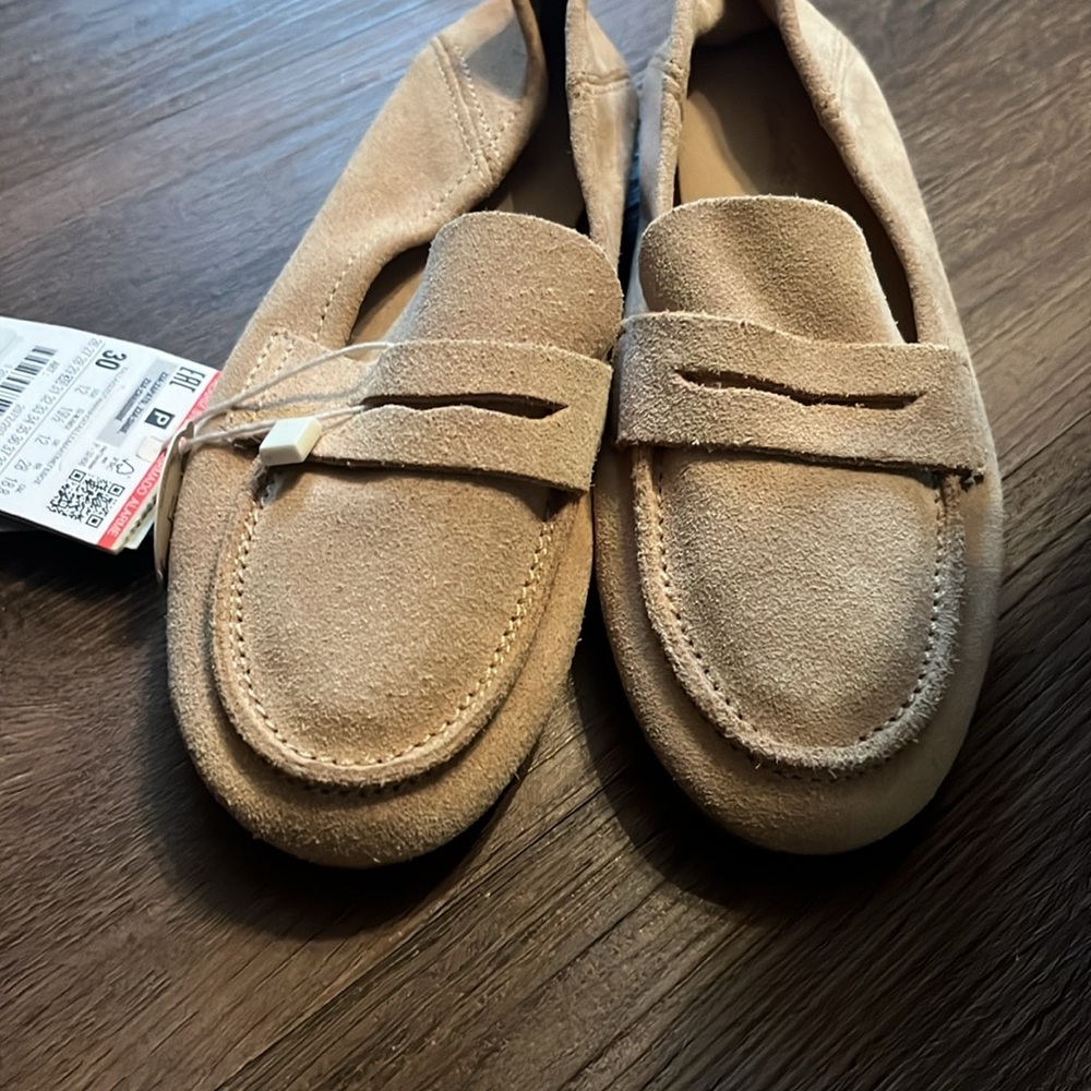 Zara girls suede loafers - Picture 4 of 6